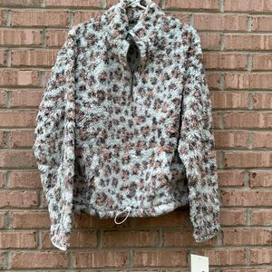 Junior’s SO Cozy Leopard Print Fleece Jacket